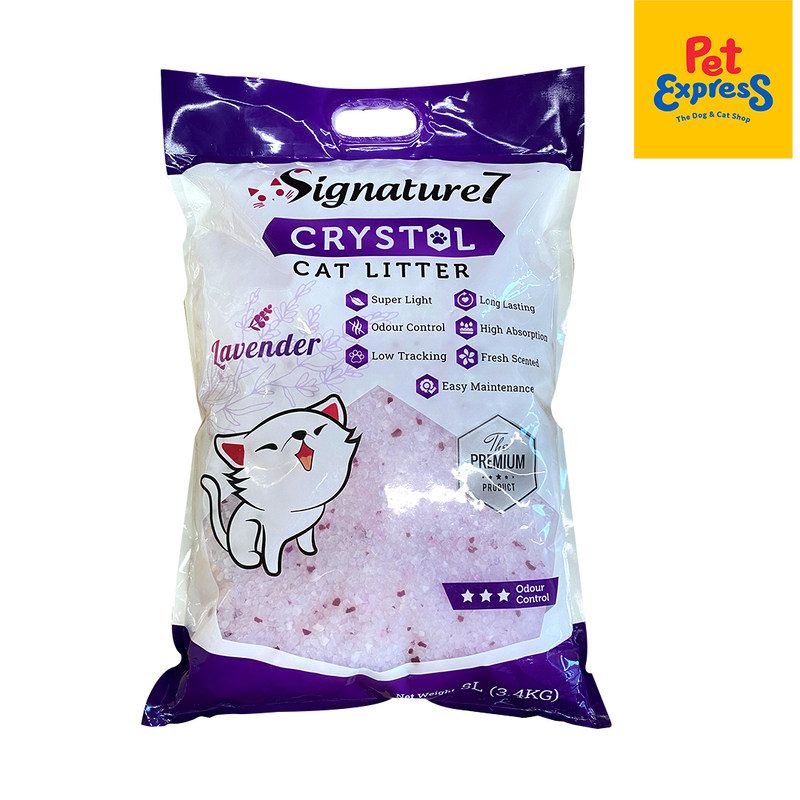 Signature 7 Crystal Lavender Cat Litter 8L