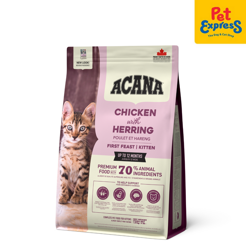 Acana Kitten First Feast Dry Cat Food 1.8kg (Expiration Date: April 2026)