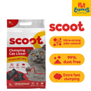 Scoot Clumping Unscented Activated Charcoal Cat Litter 5L