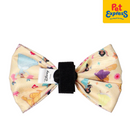 Bark and Spark Disney Princess Dancing Dog Bow Tie Medium Yellow