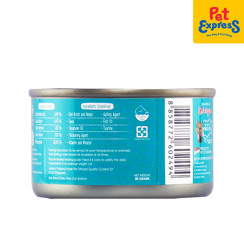 Kit Cat Kitten Tuna Mousse Wet Cat Food 80g (6 cans)