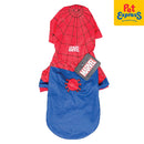 Marvel Spiderman Hoodie Jacket Dog Apparel Large