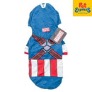 Marvel Avengers Captain America Hoodie Jacket Dog Apparel Medium