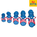 Marvel Avengers Captain America Hoodie Jacket Dog Apparel Large