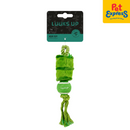 Happy Pet Luuks Up Bamboo Green Tennis Dog Toy