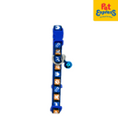 Lucky Dog 3/8 Printed Dog Collar Blue