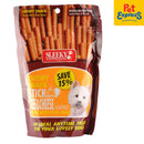 Sleeky Chewy Snack Stick Beef and Cheese Dog Treats 175g