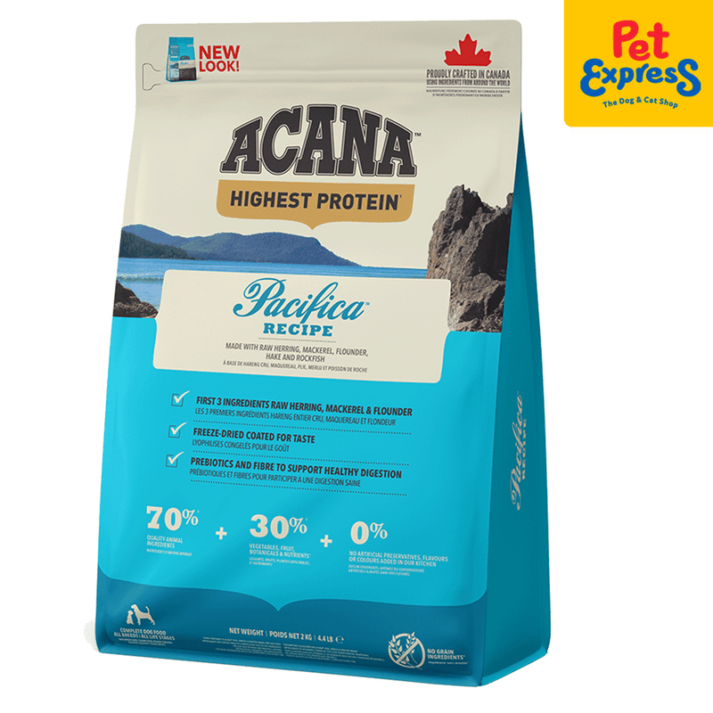 Acana Pacifica Dry Dog Food 2kg (Expiration Date: April 2026)