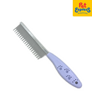 Lucky Dog Steel Pet Comb Periwinkle