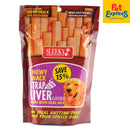 Sleeky Chewy Snack Strap Liver Dog Treats 175g