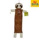 Pet Pals Plush Squeaky Flat Sloth Dog Toy 52cm