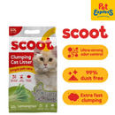 Scoot Clumping Lemongrass Cat Litter 10L