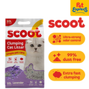 Scoot Clumping Lavender Cat Litter 10L
