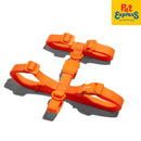 Zee.Dog Neopro Dog H-Harness Medium Tangerine