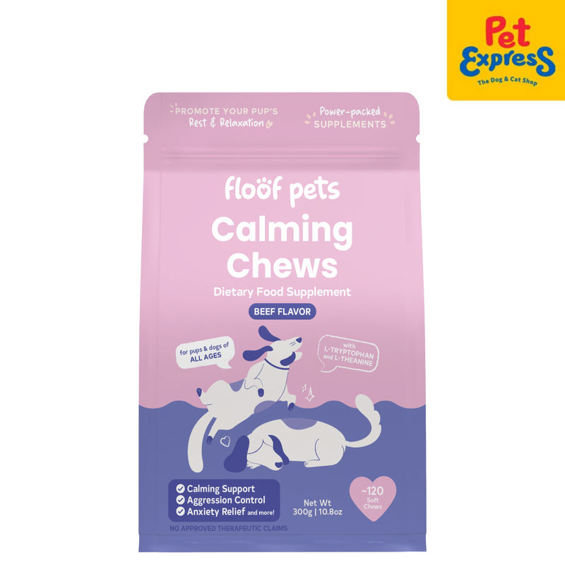 Floof Pets All Ages Calming Chew Dog Supplement 300g