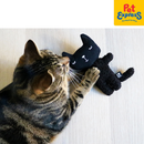 I Love Happy Cats Zeno - Refillable Cat Kicking Cat Toy Black