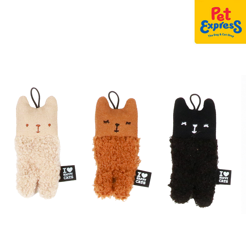 [FOR PRE-ORDER] I Love Happy Cats Alfie - Cat Toy White