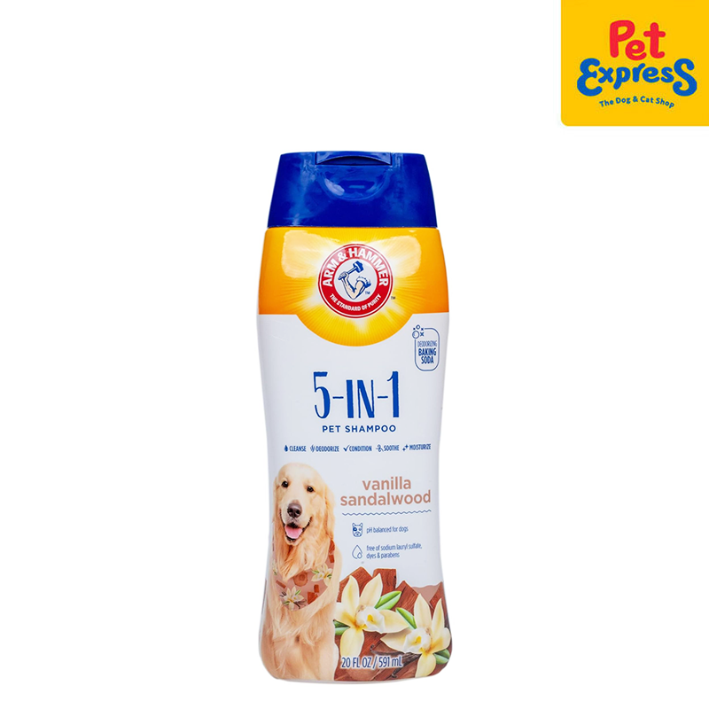 Arm and Hammer 5 in 1 Vanilla Sandalwood Pet Shampoo