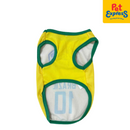 Pet Express Sando Jersey Brazil Dog Apparel Medium