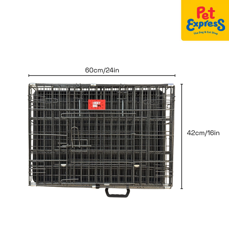 Lucky Dog Wire Cage 24x16x10