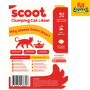 Scoot Clumping Unscented Activated Charcoal Cat Litter 2.5L