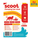 Scoot Clumping Baby Powder Cat Litter 5L