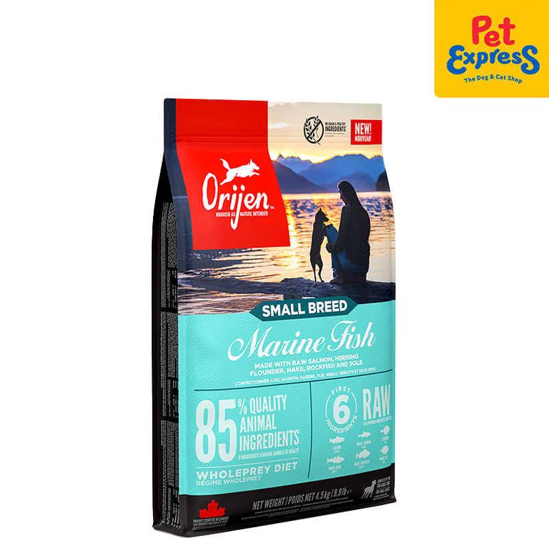 Orijen Small Breed Marine Fish Dry Dog Food 4.5kg (Expiration Date: April 2026)