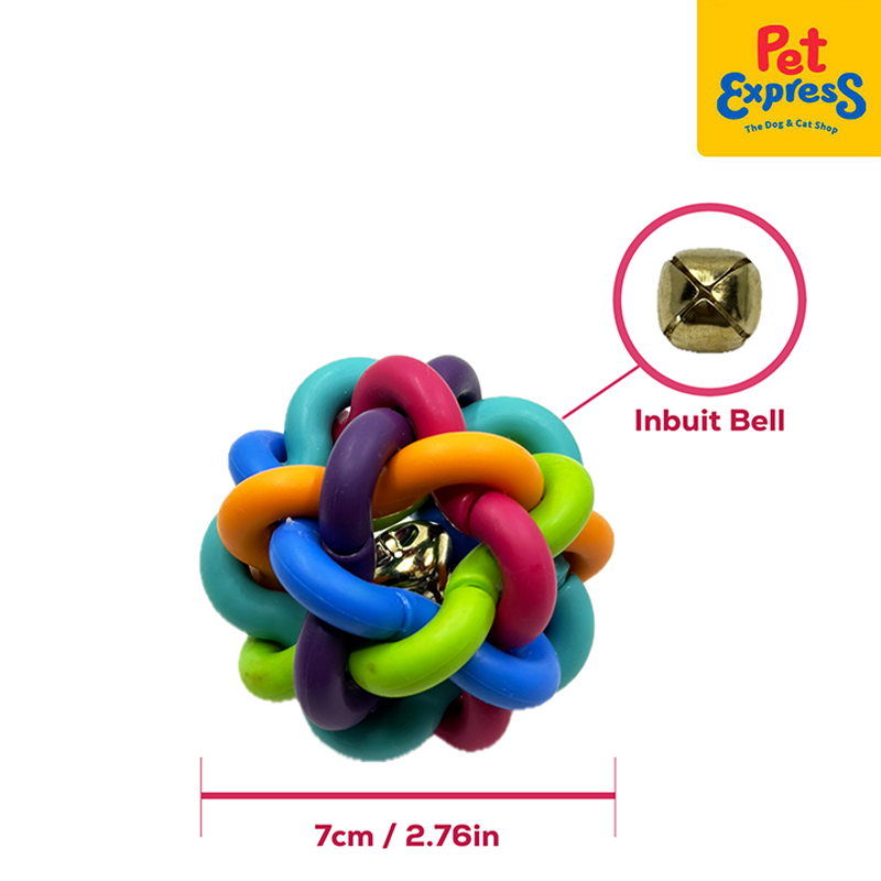Lucky Dog CC Ball Dog Toy Large Multicolor