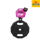 FOR PRE-ORDER Bite Me For the Gainz - Barbell Dog Toy Black