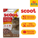 Scoot Clumping Coffee Cat Litter 10L