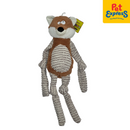 Pet Pals Plush Squeaky Fox Dog Toy 60cm