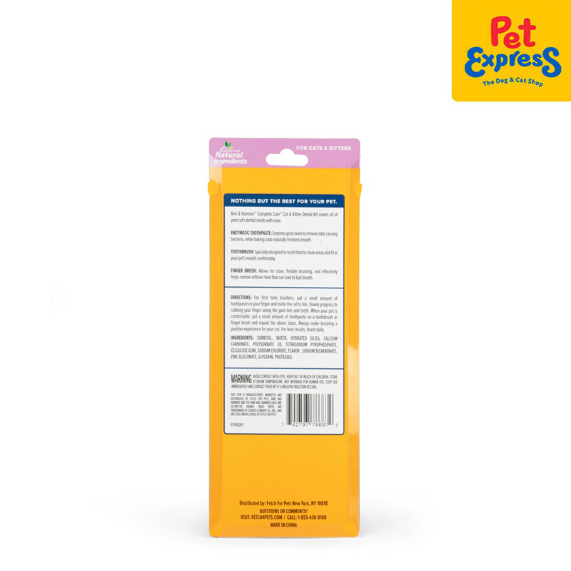 Arm and Hammer Complete Care Tuna Cat and Kitten Dental Kit 67.5g