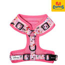 Bark and Spark Disney Princess True to Your Heart Dog Harness Small Pink