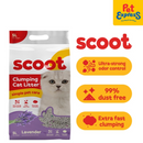 Scoot Clumping Lavender Cat Litter 5L
