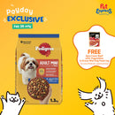 Pedigree Adult Mini Chicken Liver and Vegetables Dry Dog Food 1.3kg