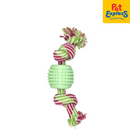 Lucky Dog Double Dental Rope Dog Toy Green