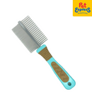 Lucky Dog Double-Sided Steel Pet Comb