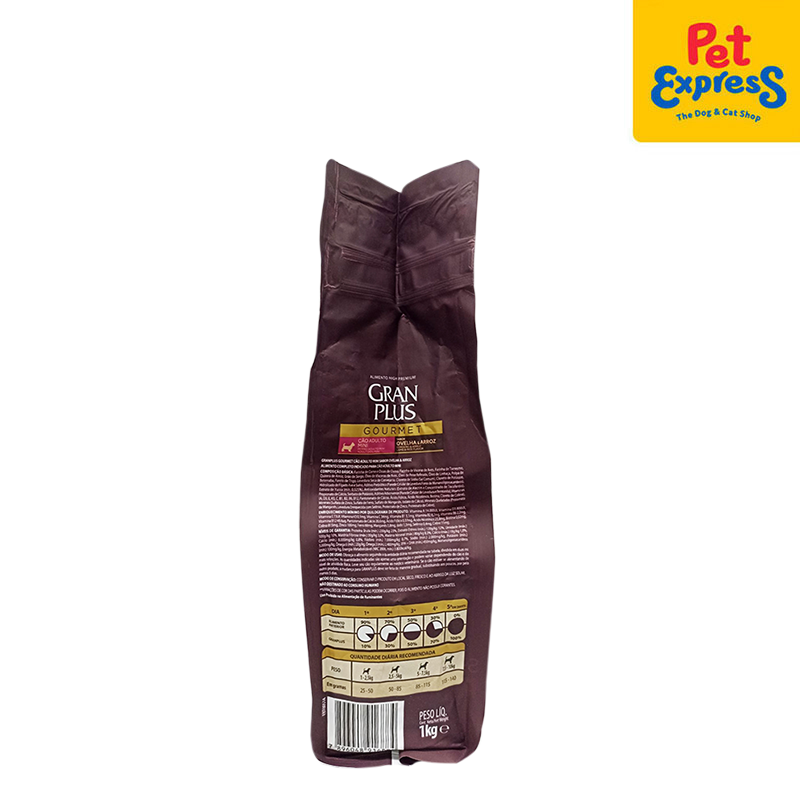 GranPlus Gourmet Adult Mini Lamb and Rice Dry Dog Food 1kg