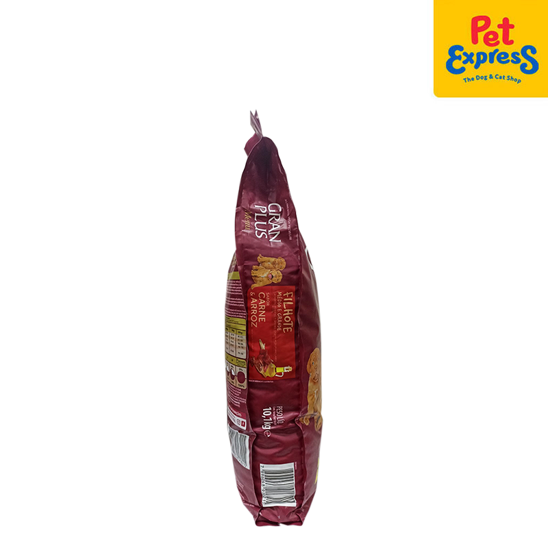 GranPlus Menu Puppy Medium and Large Beef and Rice Dry Dog Food 10.1kg