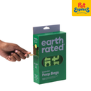 Earth Rated Poop Bags Easy-Tie Handle Lavender 120s 7"x13"