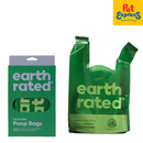 Earth Rated Poop Bags Easy-Tie Handle Lavender 120s 7"x13"