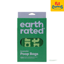 Earth Rated Poop Bags Easy-Tie Handle Lavender 120s 7"x13"