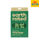Earth Rated Poop Bags Easy-Tie Handle Unscented 120s 7"x13"