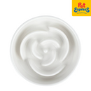 M-Pets Serene Ceramic Rose Pet Bowl Pearl Mist