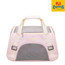 Lucky Dog Mesh Pet Carrier with Shoulder Strap Pink