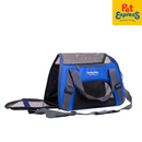 Lucky Dog Mesh Pet Carrier with Shoulder Strap Blue