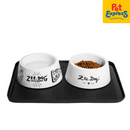 Zee.Mat Black Pet Bowl Mat
