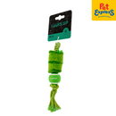 Happy Pet Luuks Up Bamboo Green Tennis Dog Toy