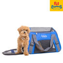 Lucky Dog Mesh Pet Carrier with Shoulder Strap Blue