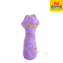 Lucky Dog Paw Plush Dog Toy Lavender